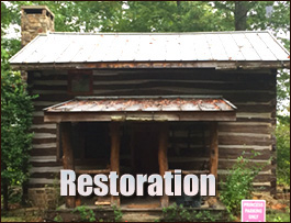 Historic Log Cabin Restoration  Bimble, Kentucky